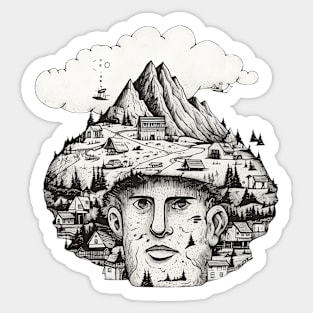 World mind Sticker